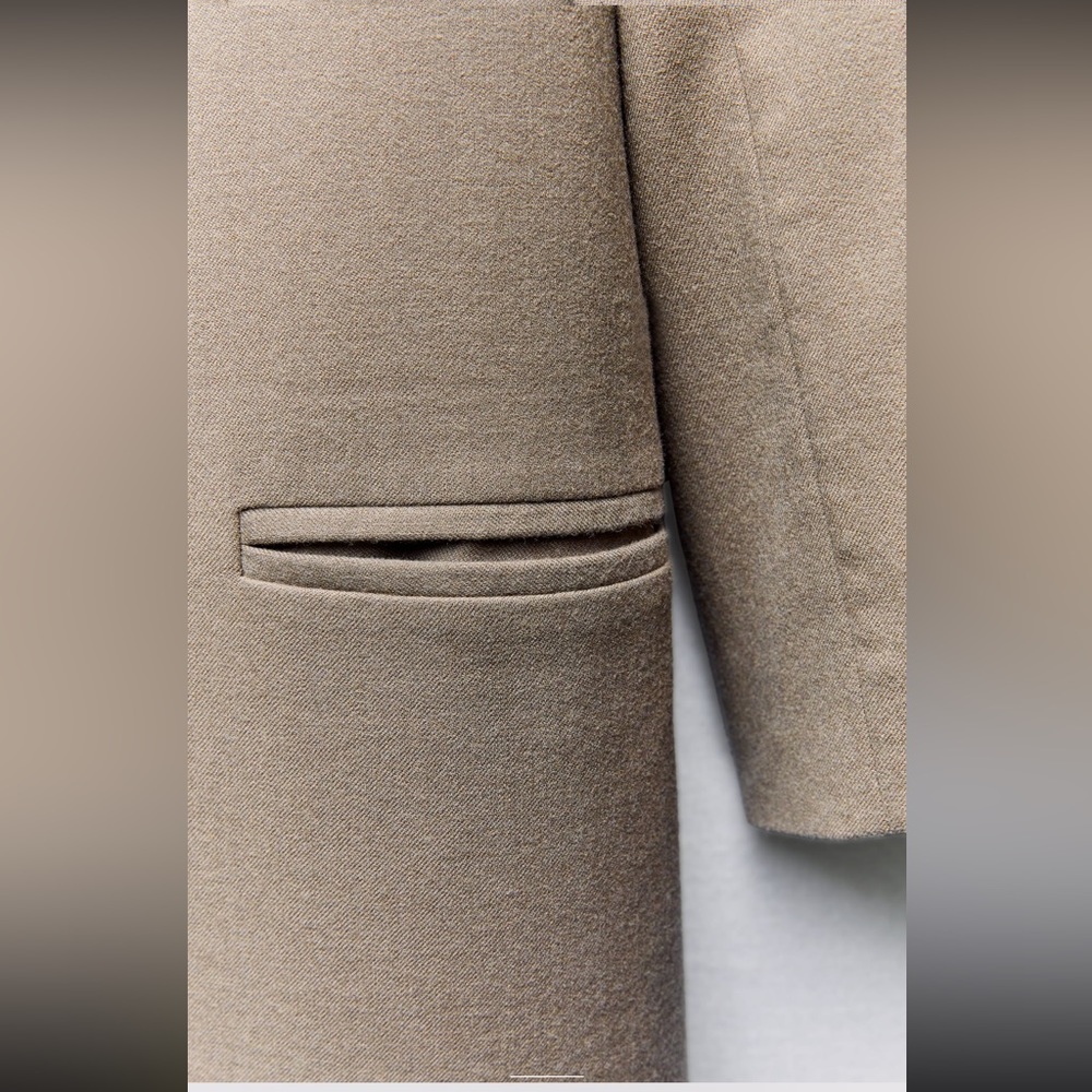 STRAIGHT CUT ZW WOOL COAT LIMITED EDITION - Picture 7 of 12